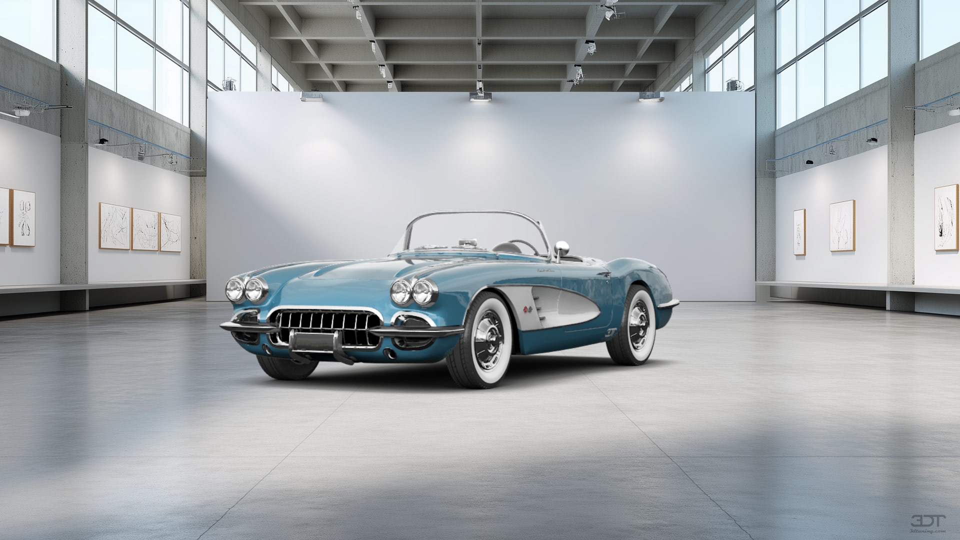 Chevrolet Corvette Convertible Coupe 1958 tuning