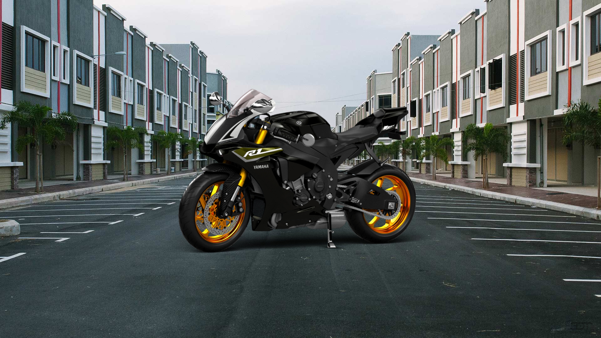 Yamaha YZF R1 Sport Bike 2015 tuning