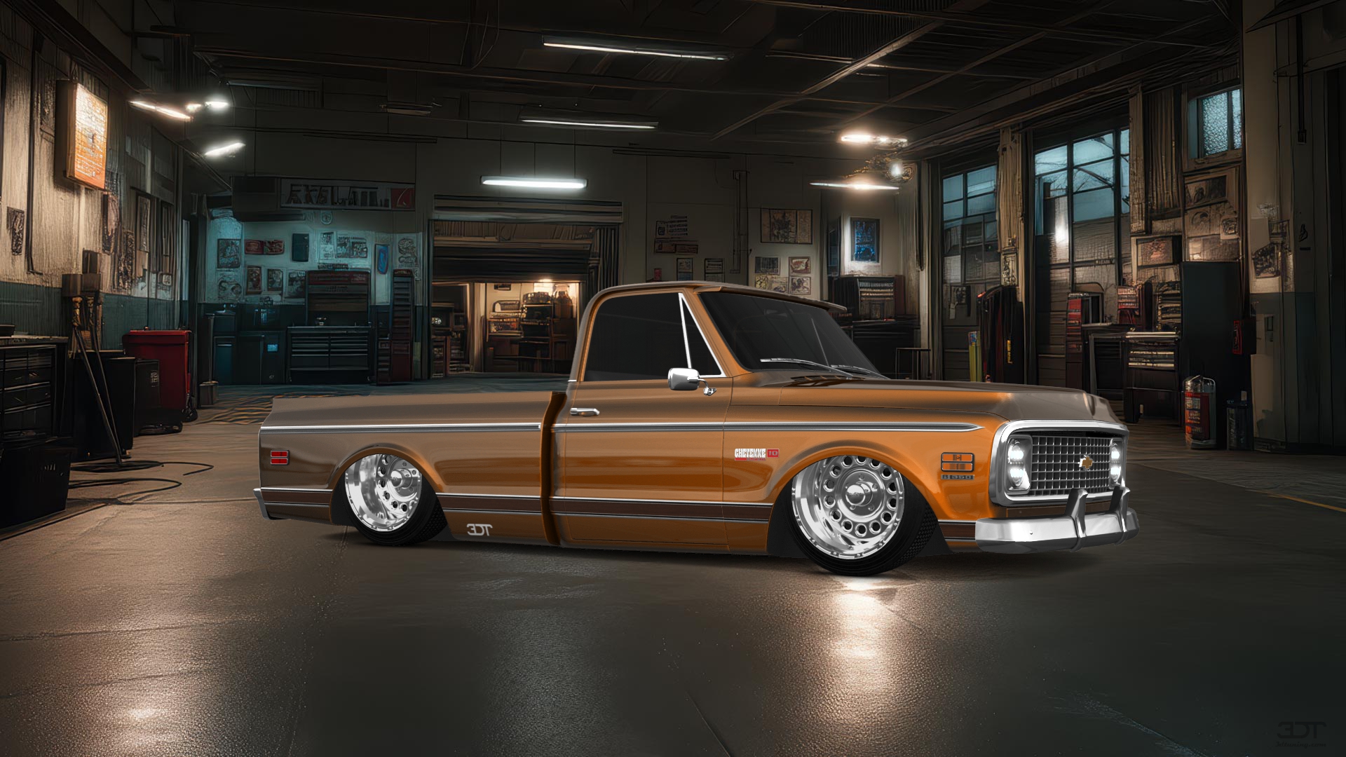 Chevrolet C-10 Cheyenne 2 Door pickup truck 1972 tuning