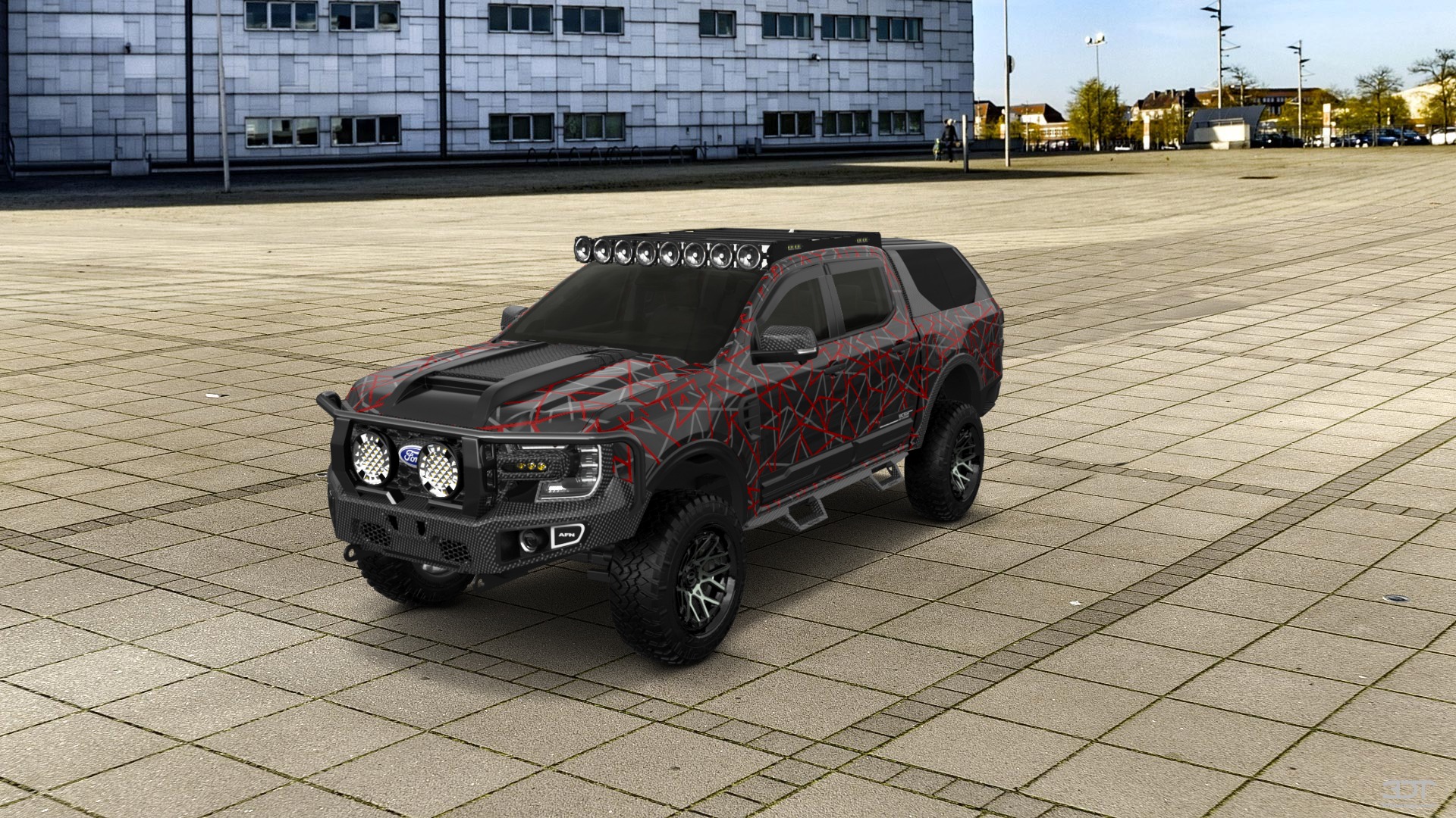 Ford Ranger 4 Door pickup truck 2022 tuning