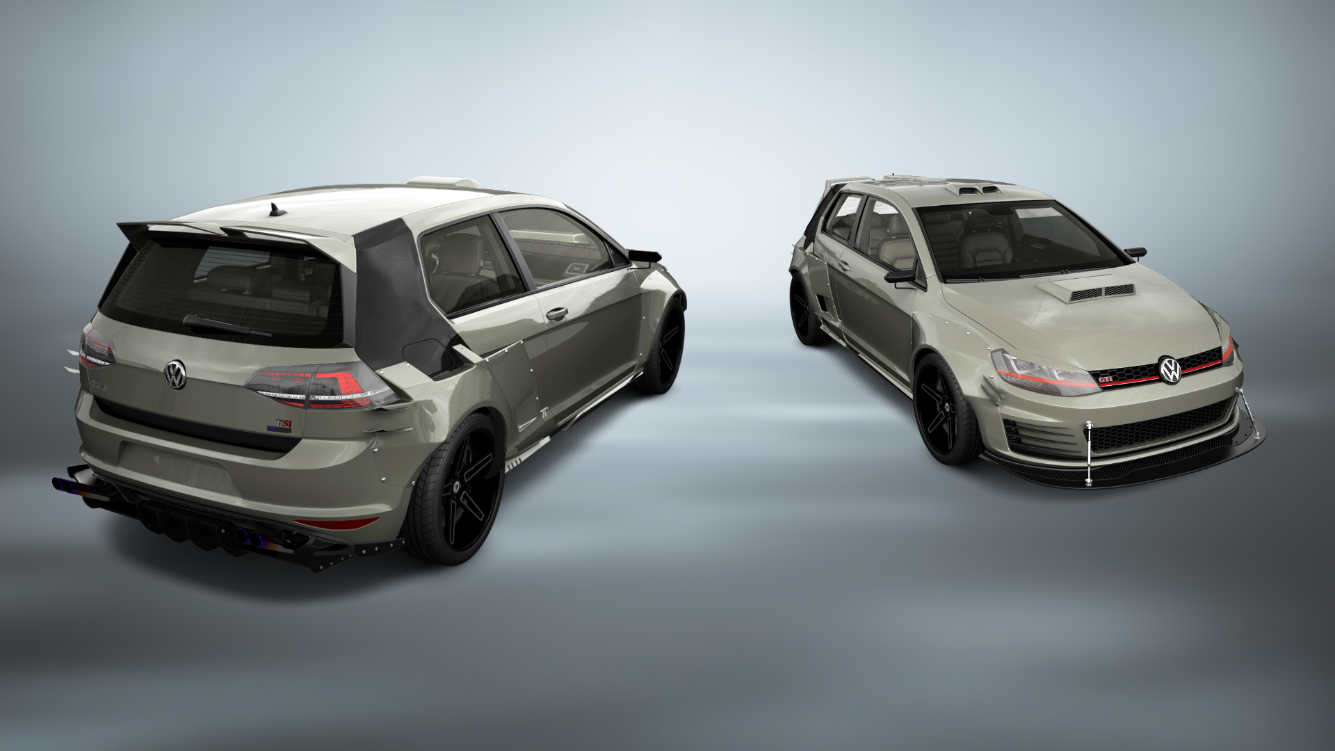 Volkswagen Golf 7 3 Door Hatchback 2013 tuning