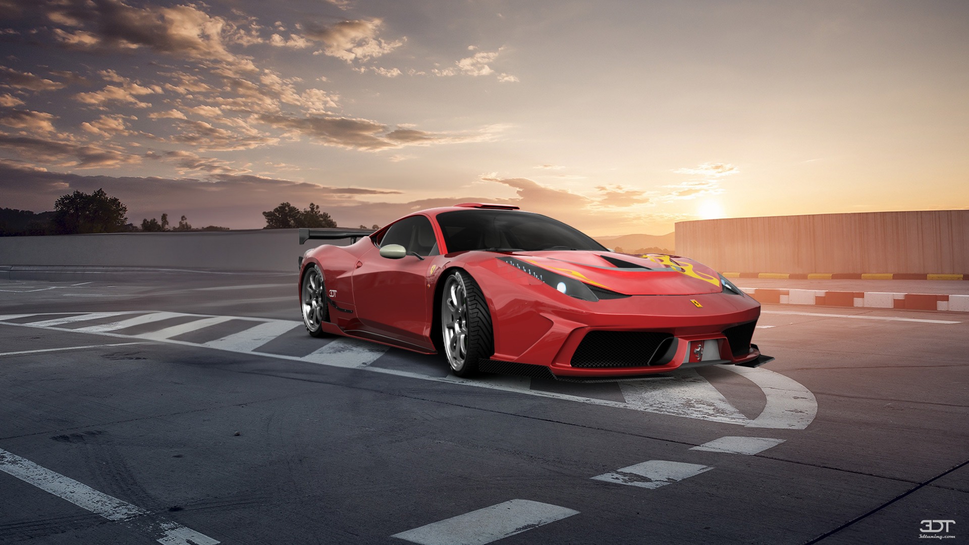 Ferrari 458 Italia 2 door spider 2010 tuning
