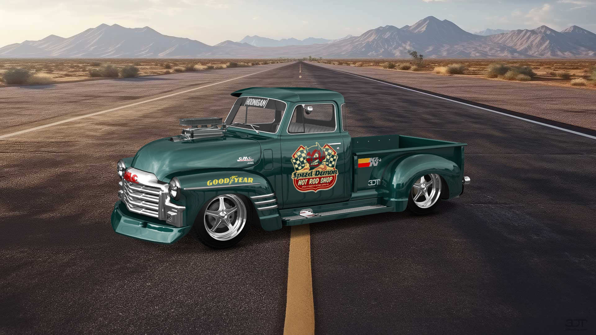 GMC 100 Stepside 2 Door pickup truck 1954