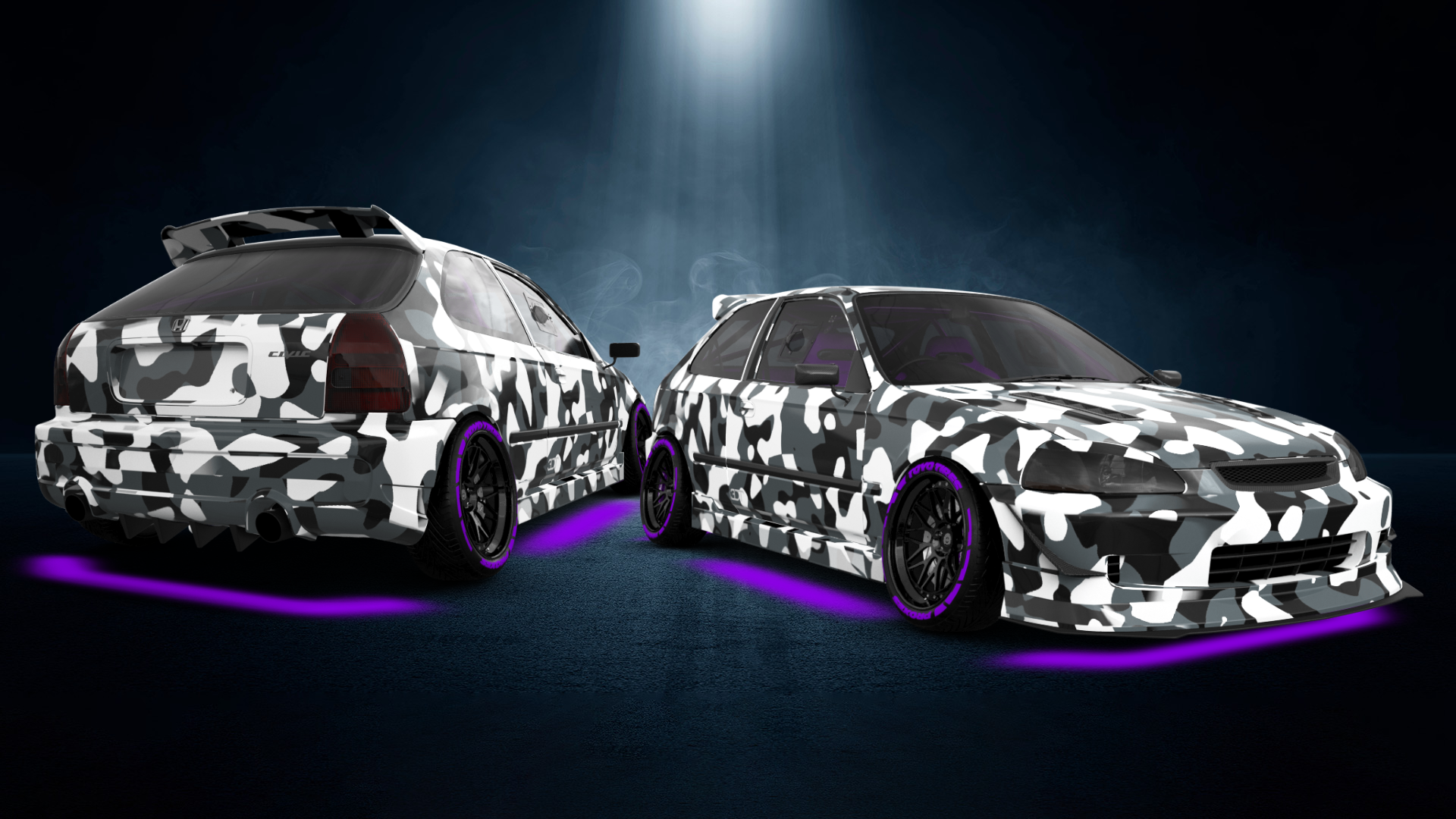 Honda Civic 3 Door Hatchback 1997 tuning