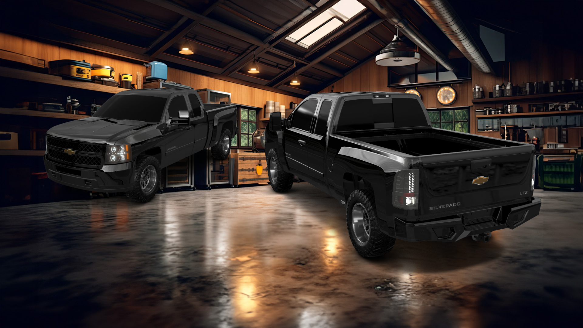 Chevrolet Silverado 2500 HD Extended Cab Pickup Truck 2007