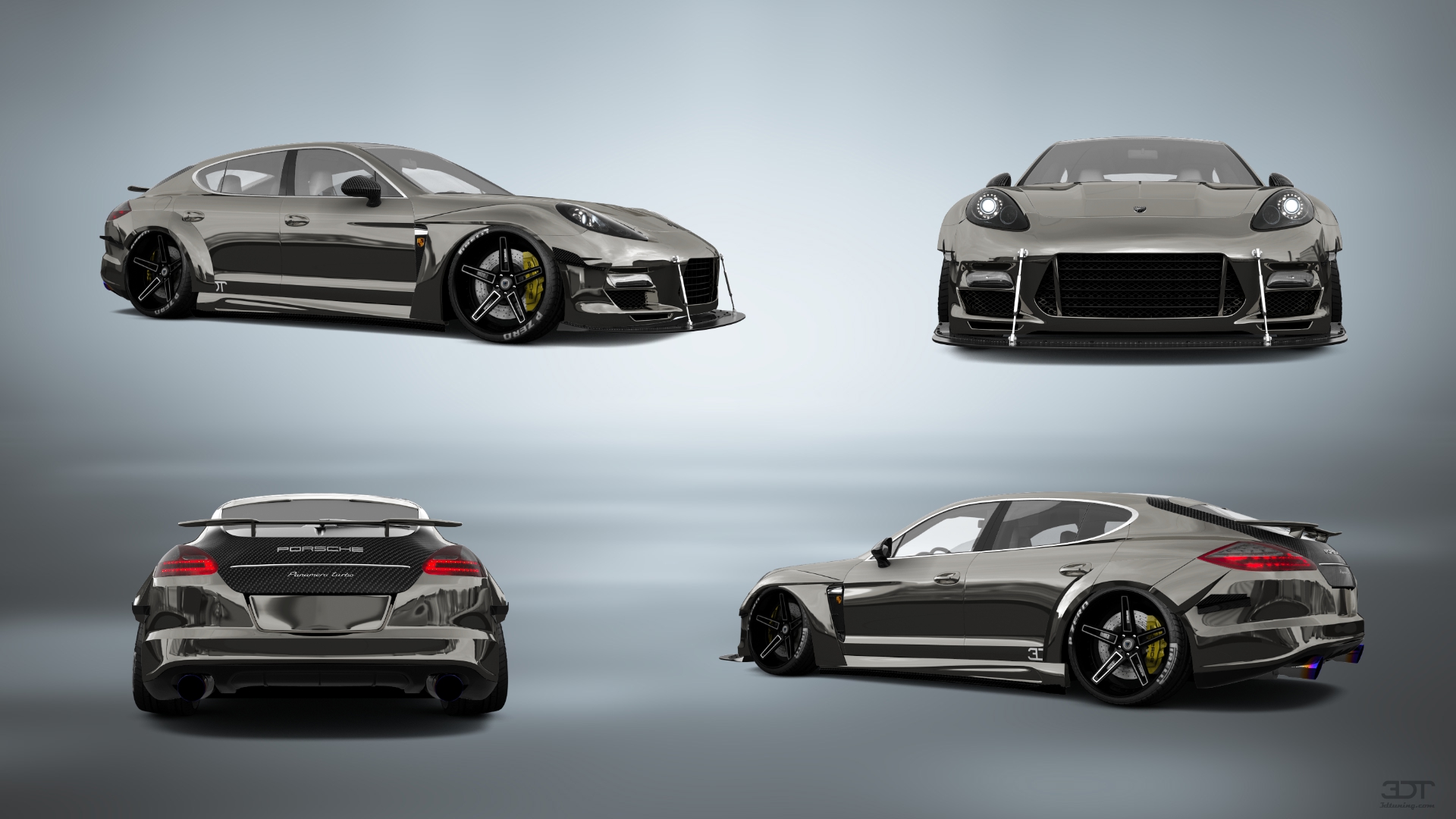 Porsche Panamera 4 door fastback saloon 2011 tuning