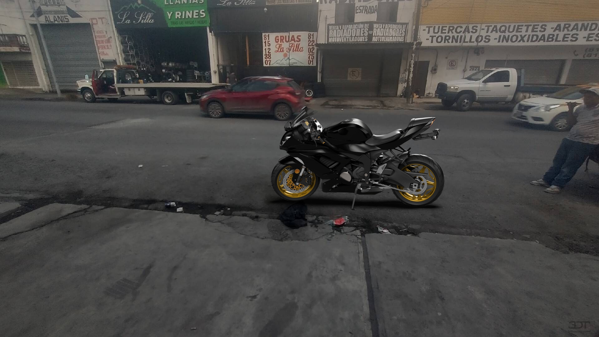 Kawasaki Ninja ZX 6R Sport Bike 2015 tuning