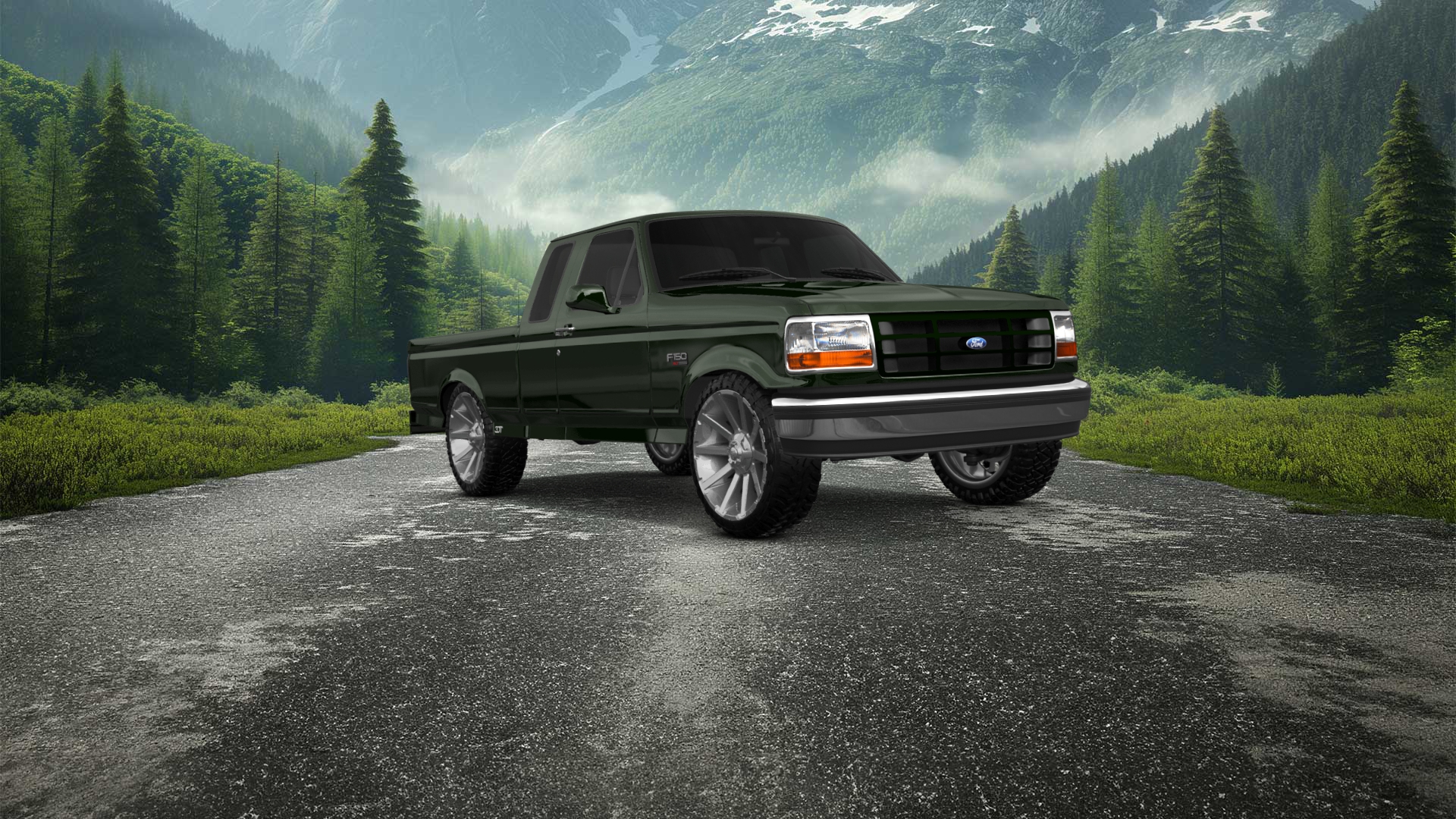 Ford F-150 SuperCab 2 Door pickup truck 1993 tuning
