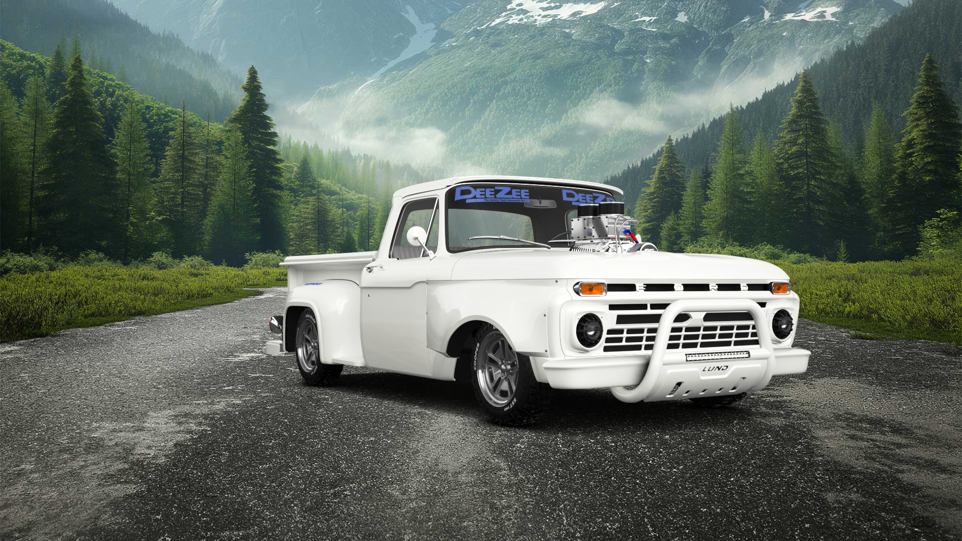 Ford F-100 Flareside 2 Door pickup truck 1961
