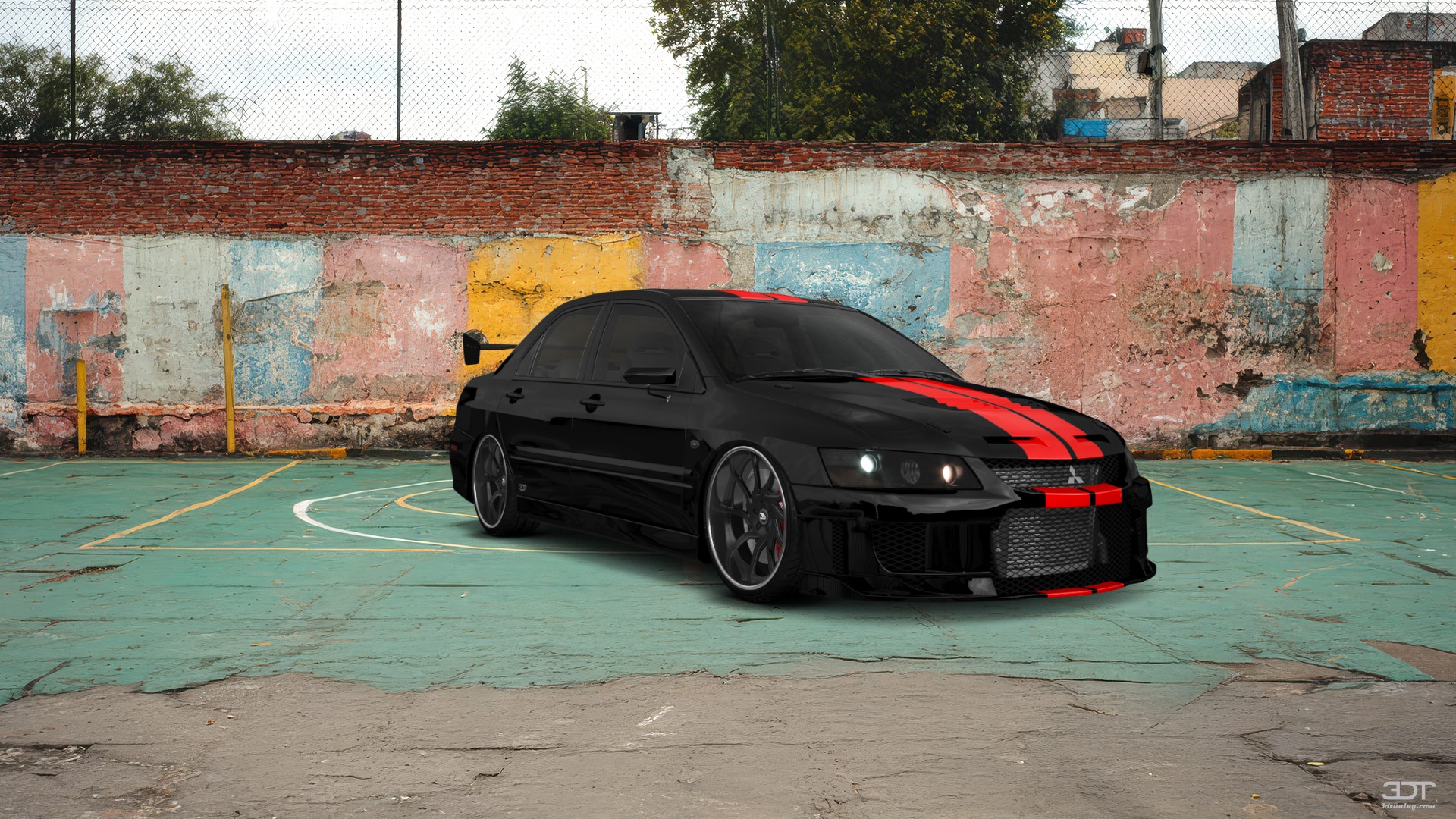 Mitsubishi Lancer Evo IX 4 Door Saloon 2005 tuning