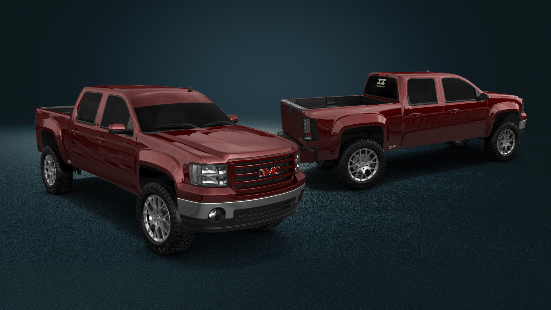 GMC Sierra 1500 Crew Cab 5.8 ft box 4 Door pickup truck 2007