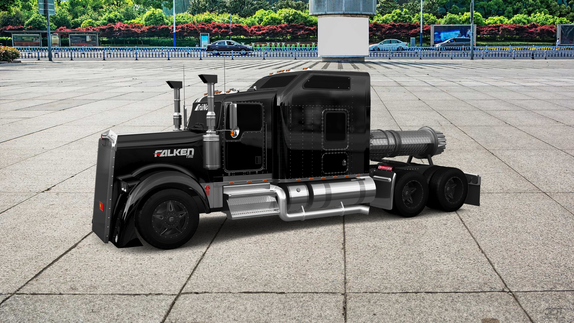 Kenworth W900 Sleeper Cab Truck 2015