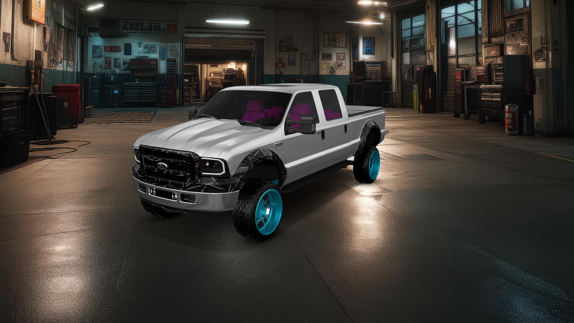 Ford F-250 Crew Cab 4 Door pickup truck 1999 tuning