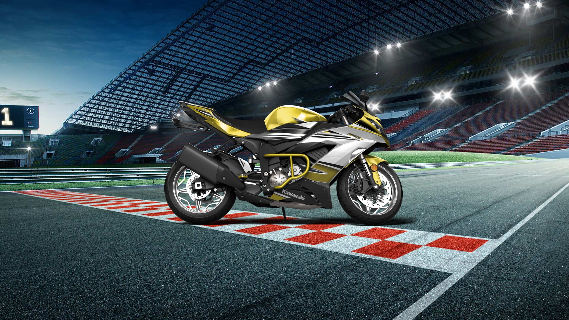 Kawasaki Ninja ZX 6R Sport Bike 2015