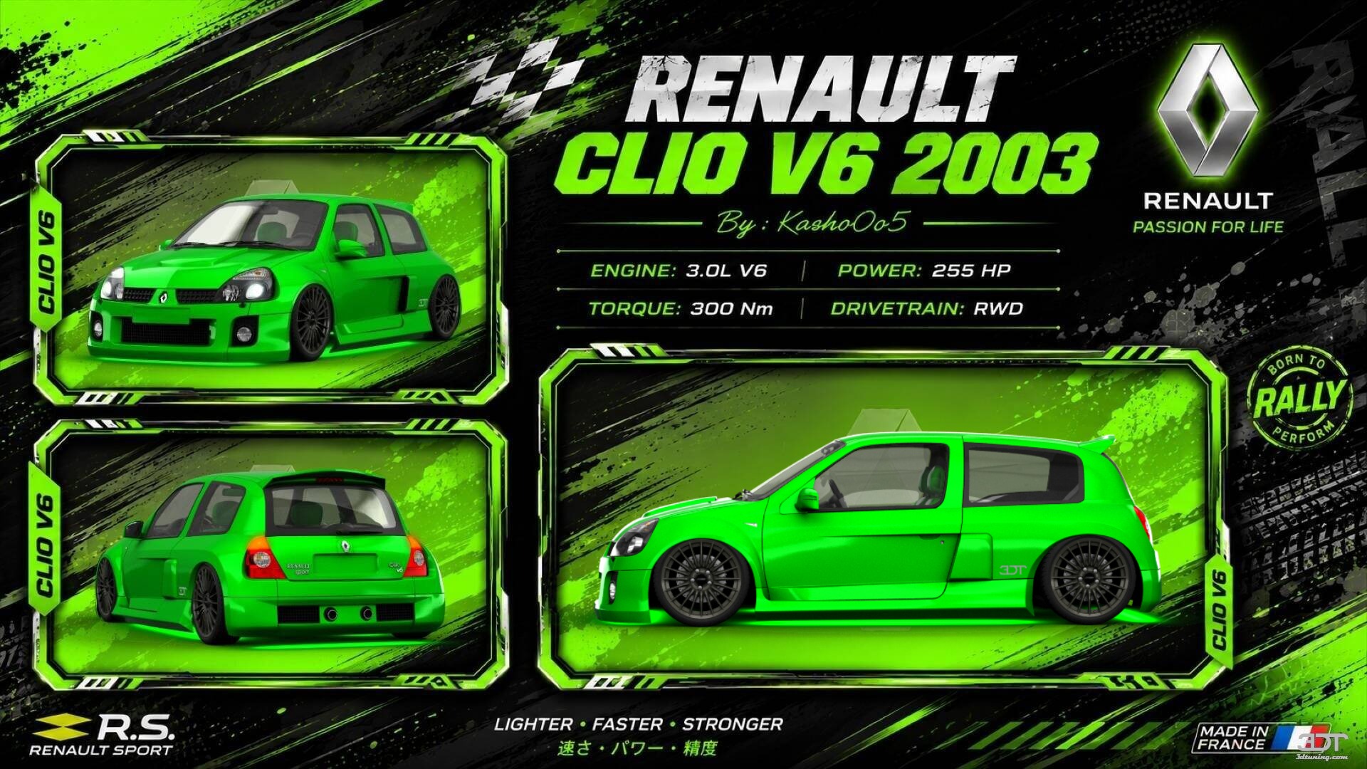 Renault Sport Clio V6 3 Door Hatchback 2003