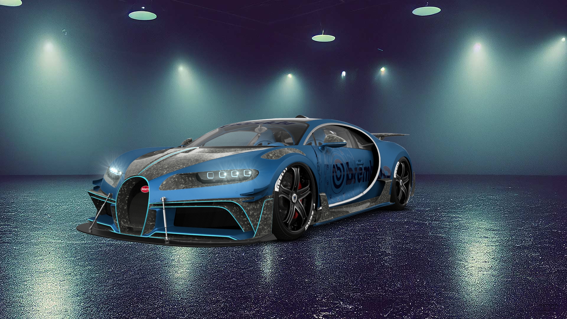 Bugatti Chiron 2 Door Coupe 2016 tuning
