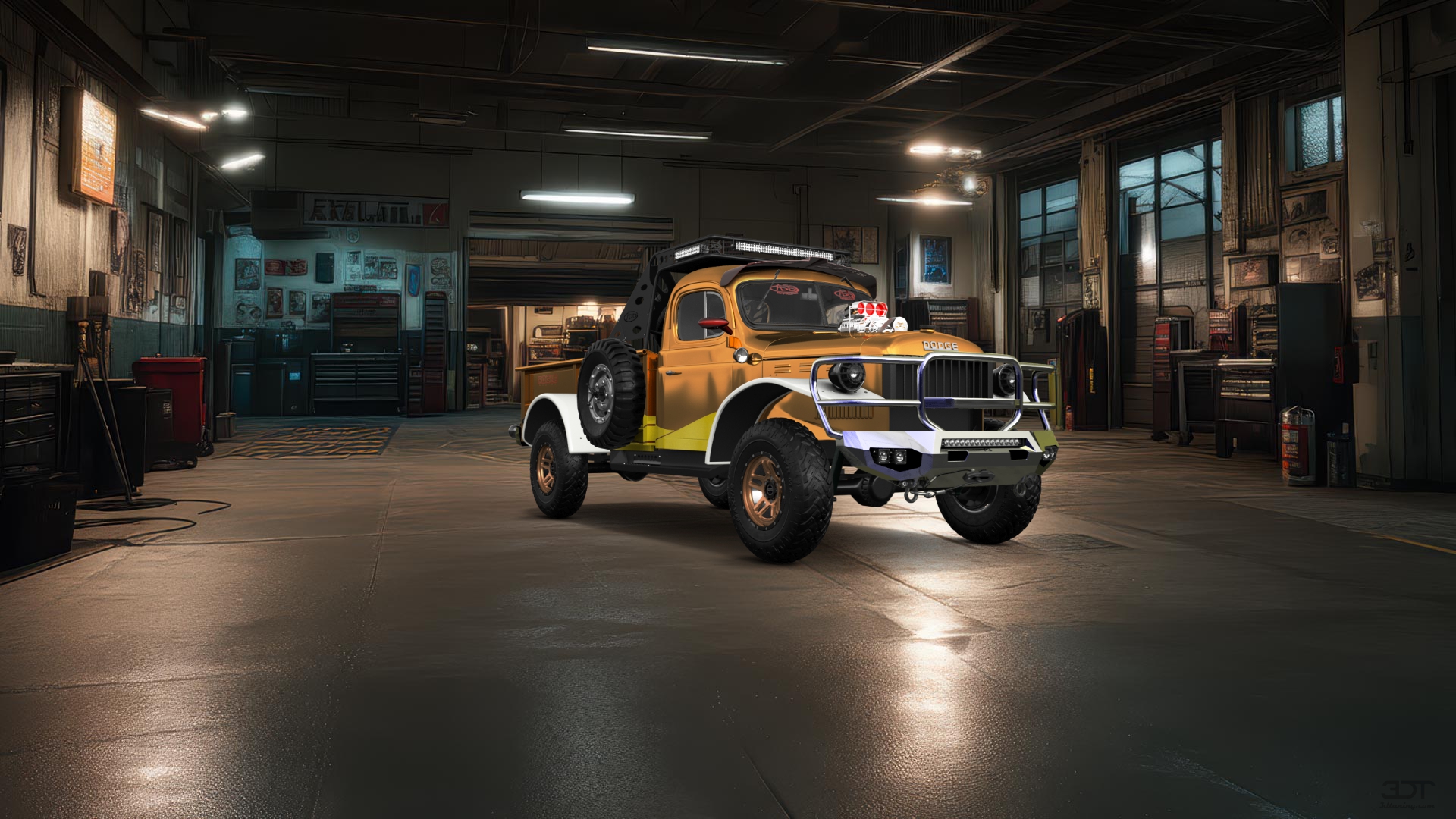 Dodge Power Wagon 2 Door pickup truck 1947 tuning