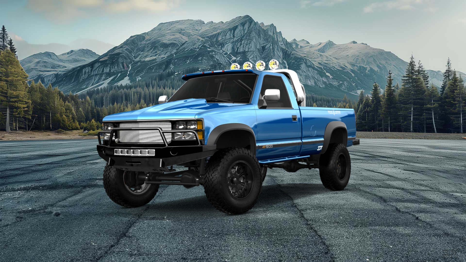 Chevrolet K1500 Regular Cab Fleetside Pickup 1988