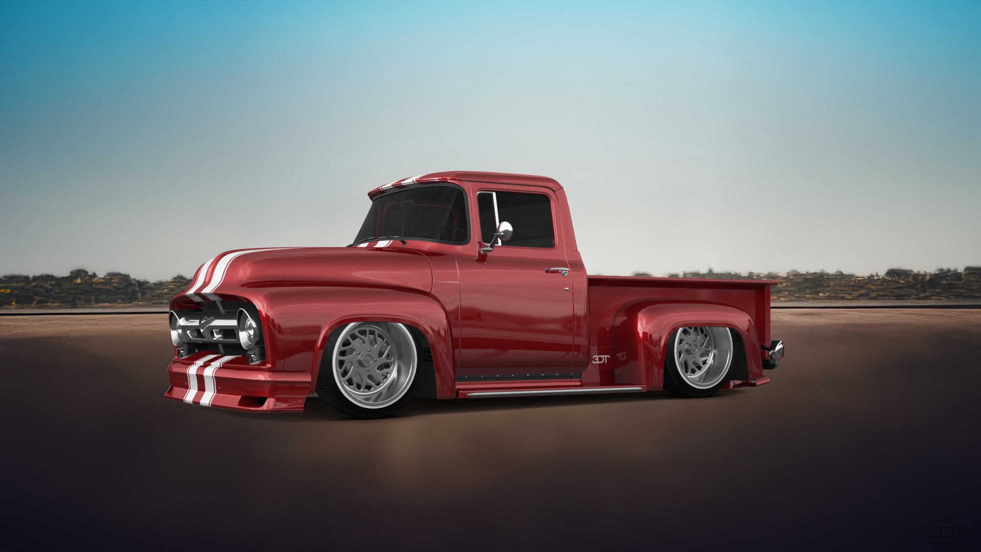 Ford F-100 2 Door truck 1956