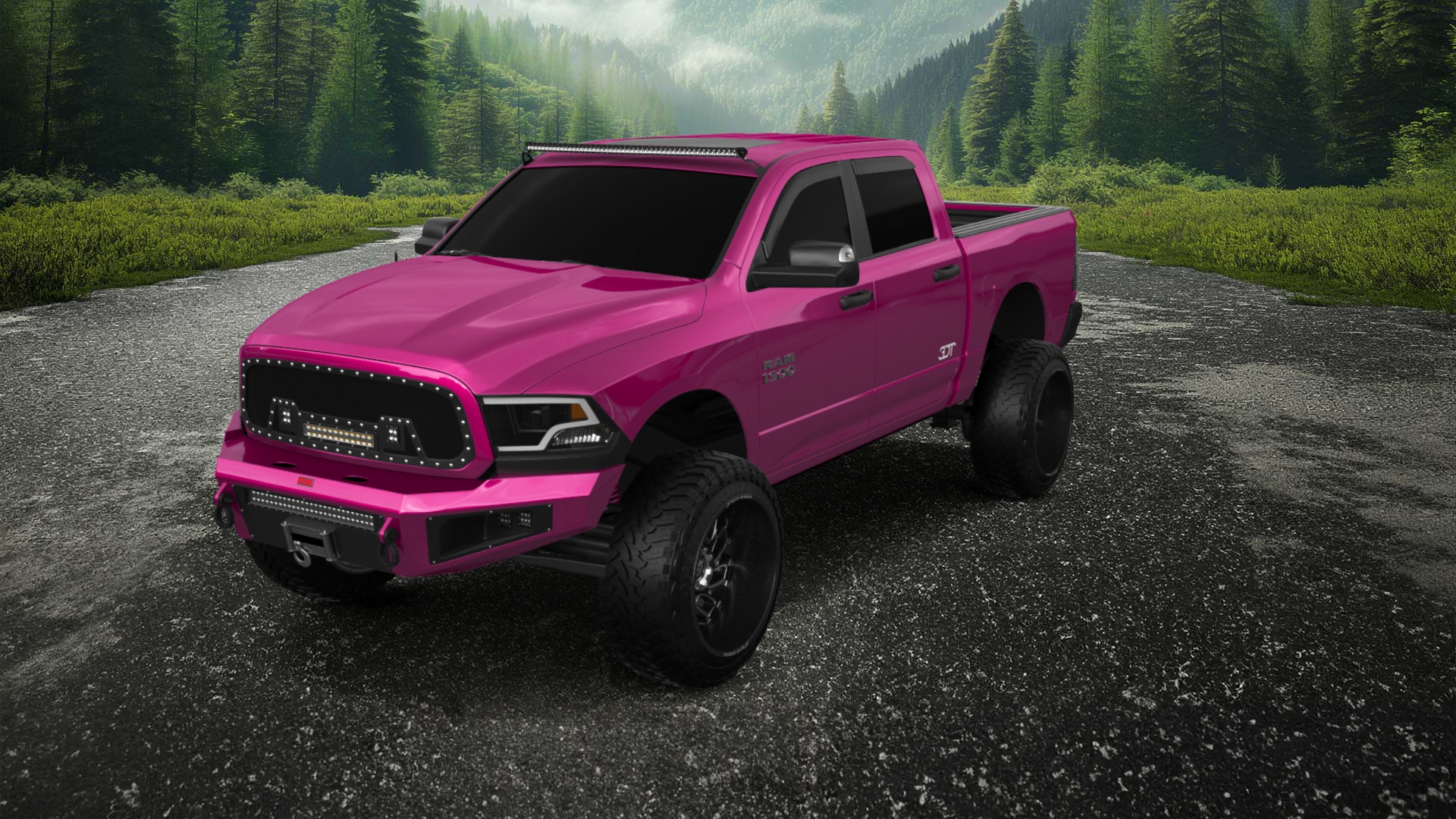 Dodge Ram 1500 5.7' box 4 Door pickup truck 2010