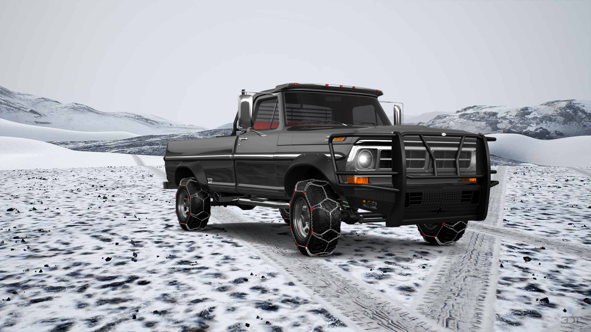 Ford F-250 2 Door pickup truck 1971 tuning