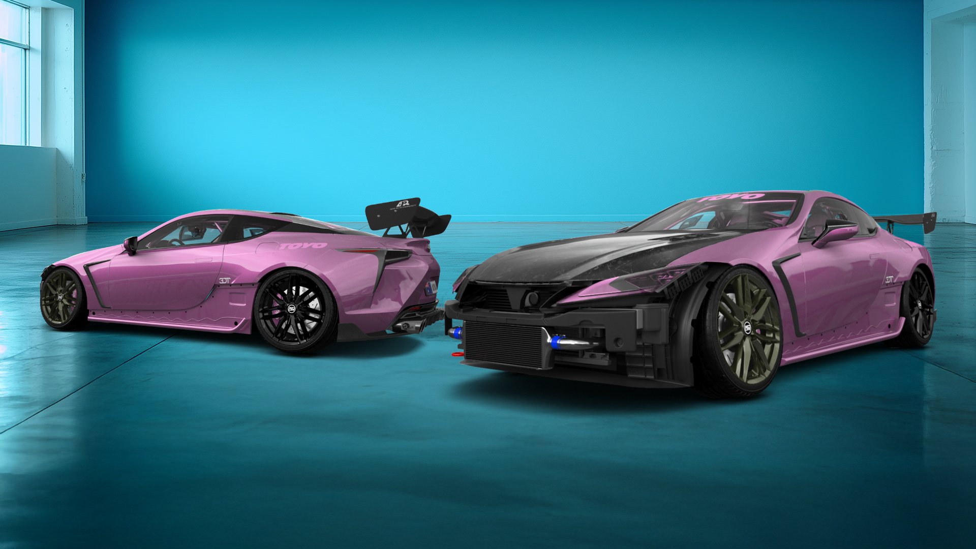 Lexus LC500 2 door fastback coupe 2017 tuning