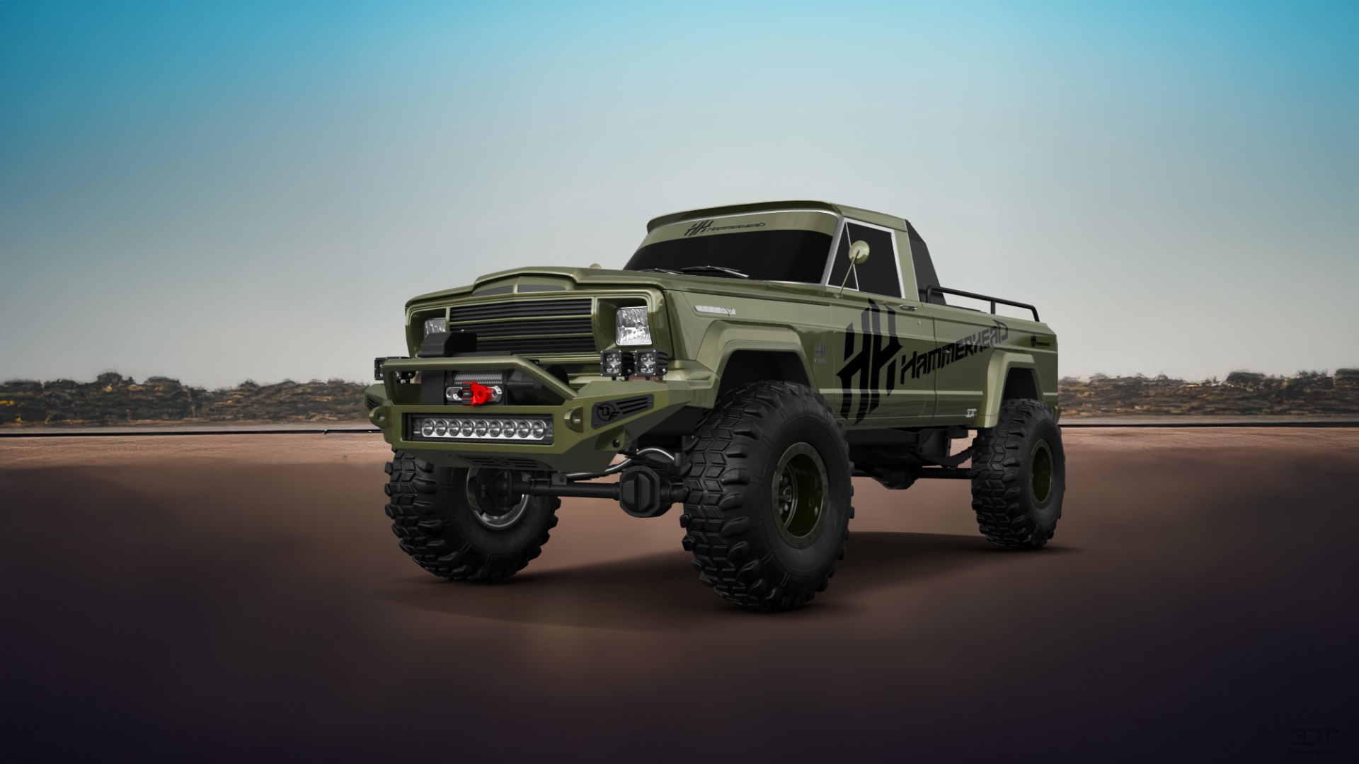 Jeep Gladiator SJ 2 Door pickup truck 1988 tuning