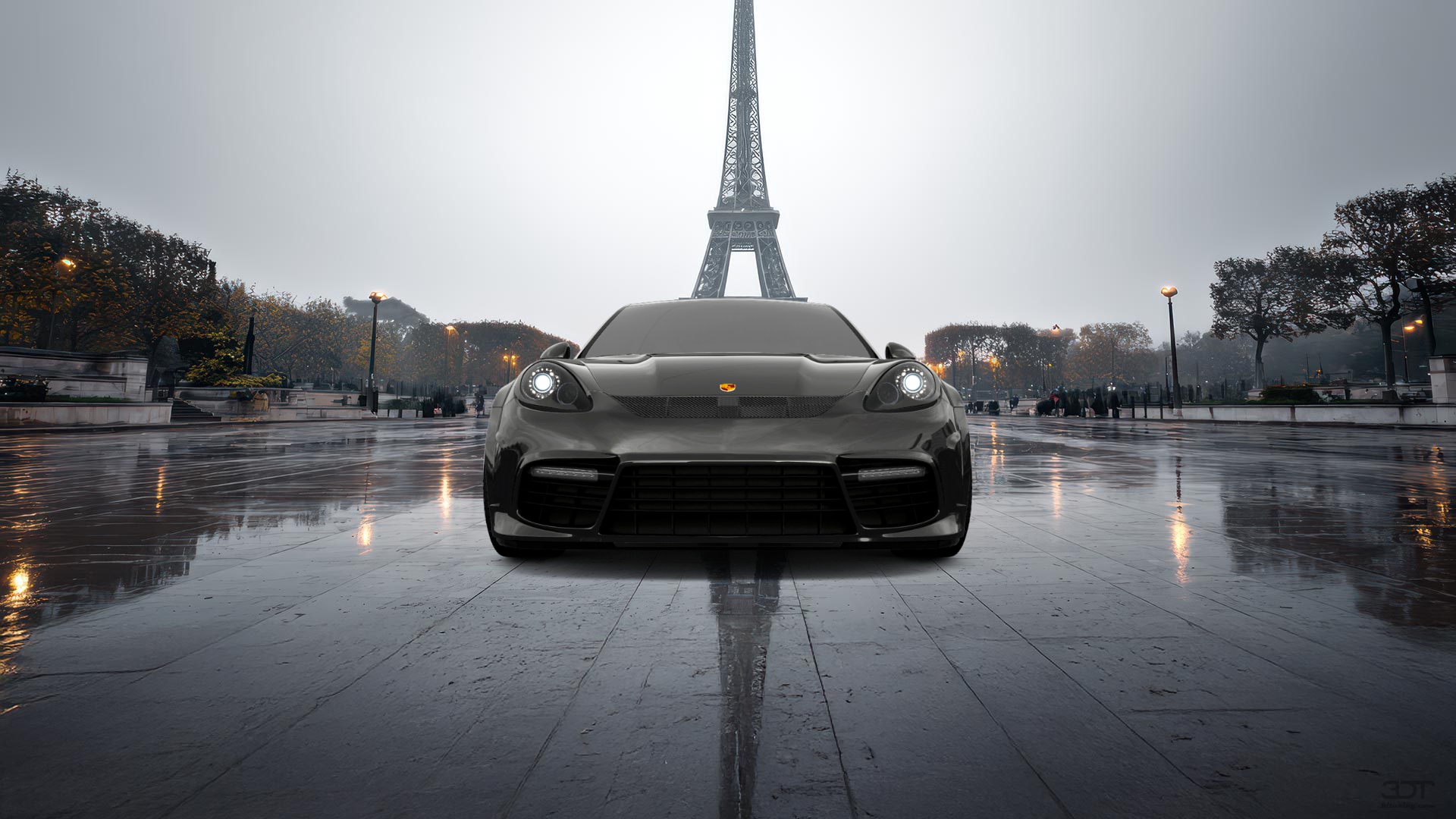 Porsche Panamera 4 door fastback saloon 2011 tuning