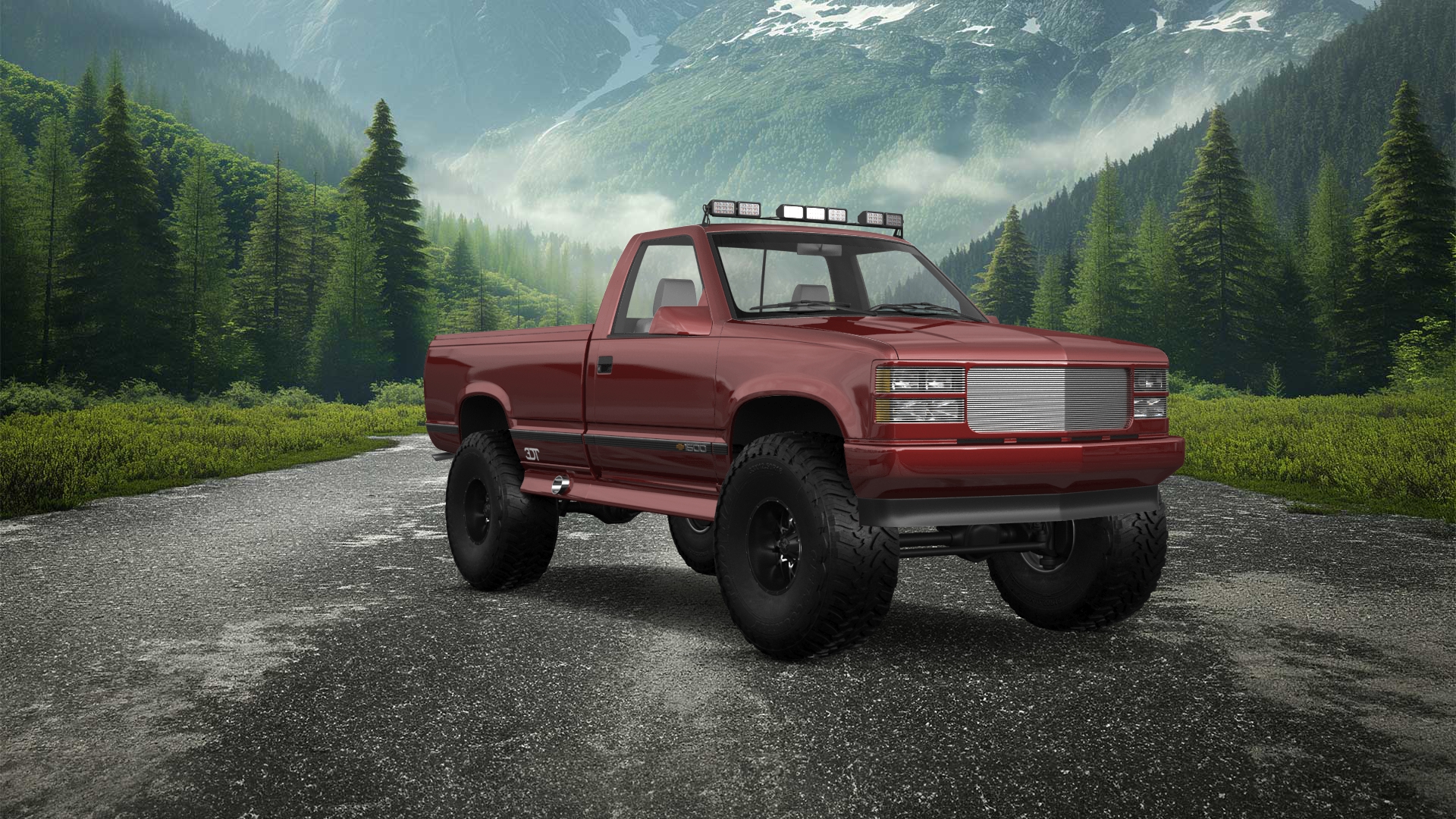 Chevrolet K1500 Regular Cab Fleetside Pickup 1988