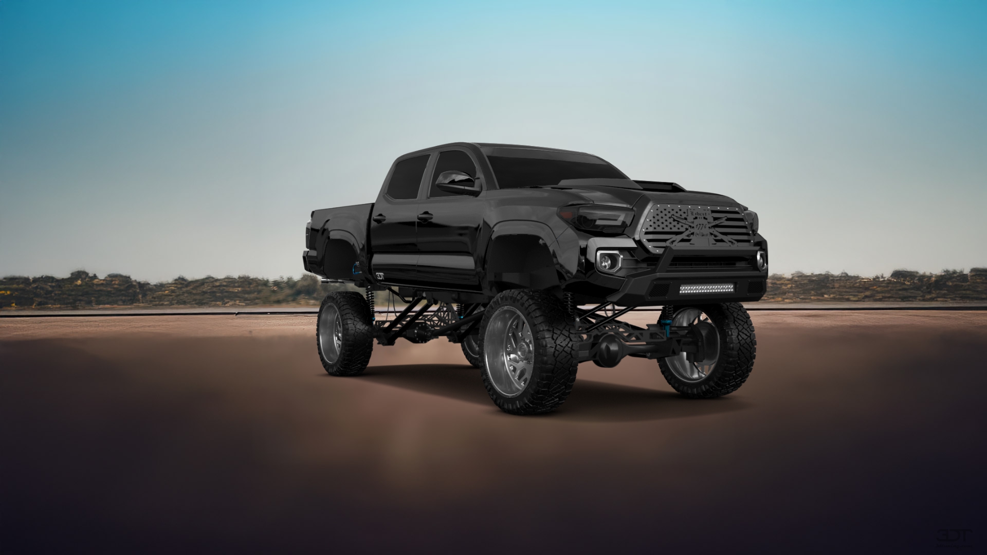 Toyota Tacoma 4 Door pickup truck 2018 tuning