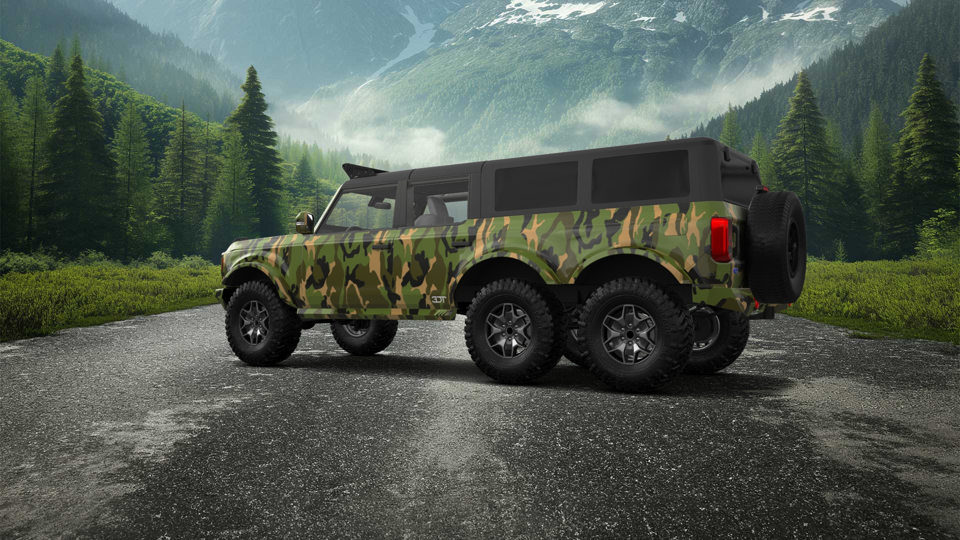 Ford Bronco 6X6 4 Door pickup truck 2021 tuning