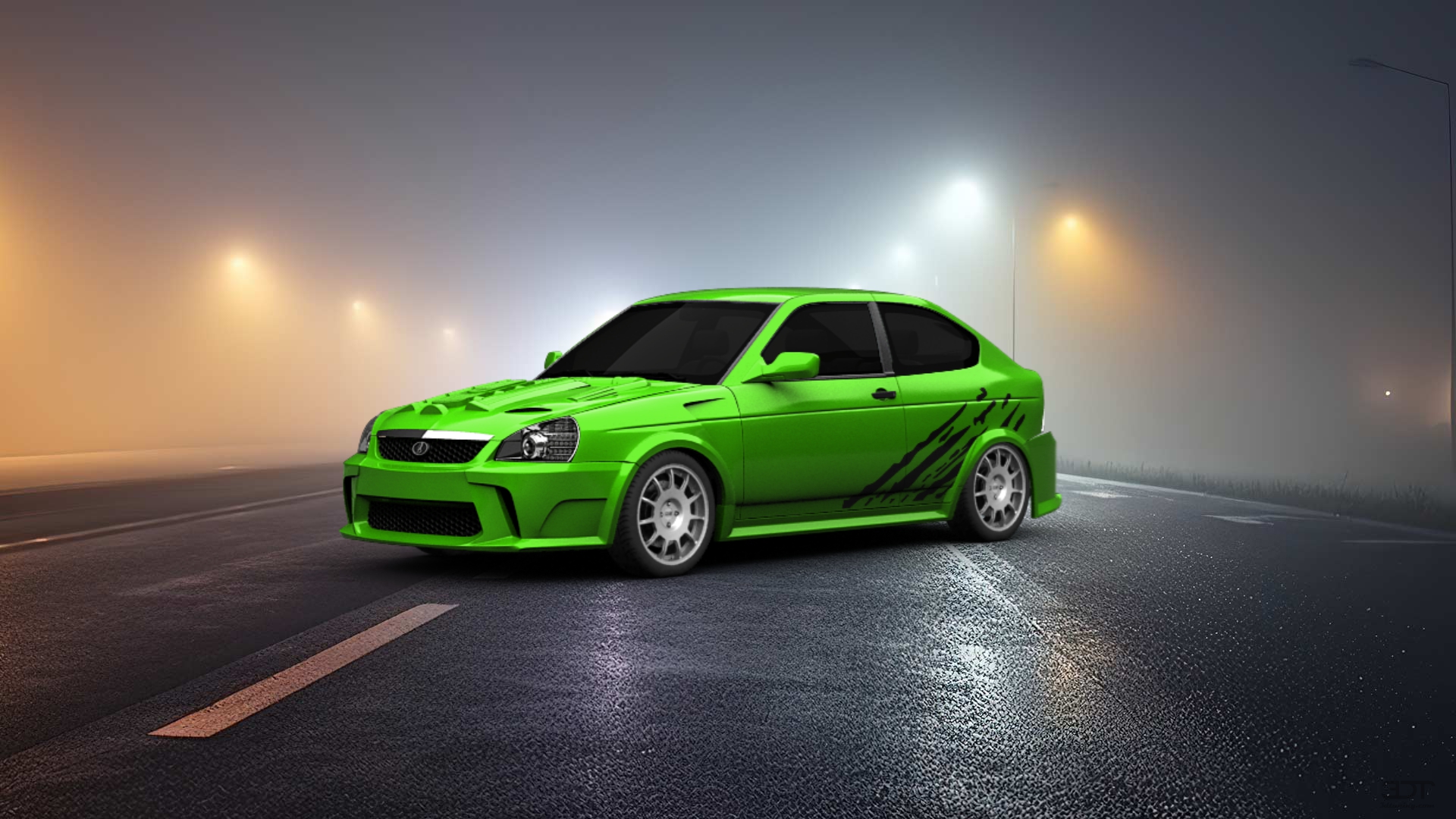 Lada Priora 21728 Coupe 2007 tuning