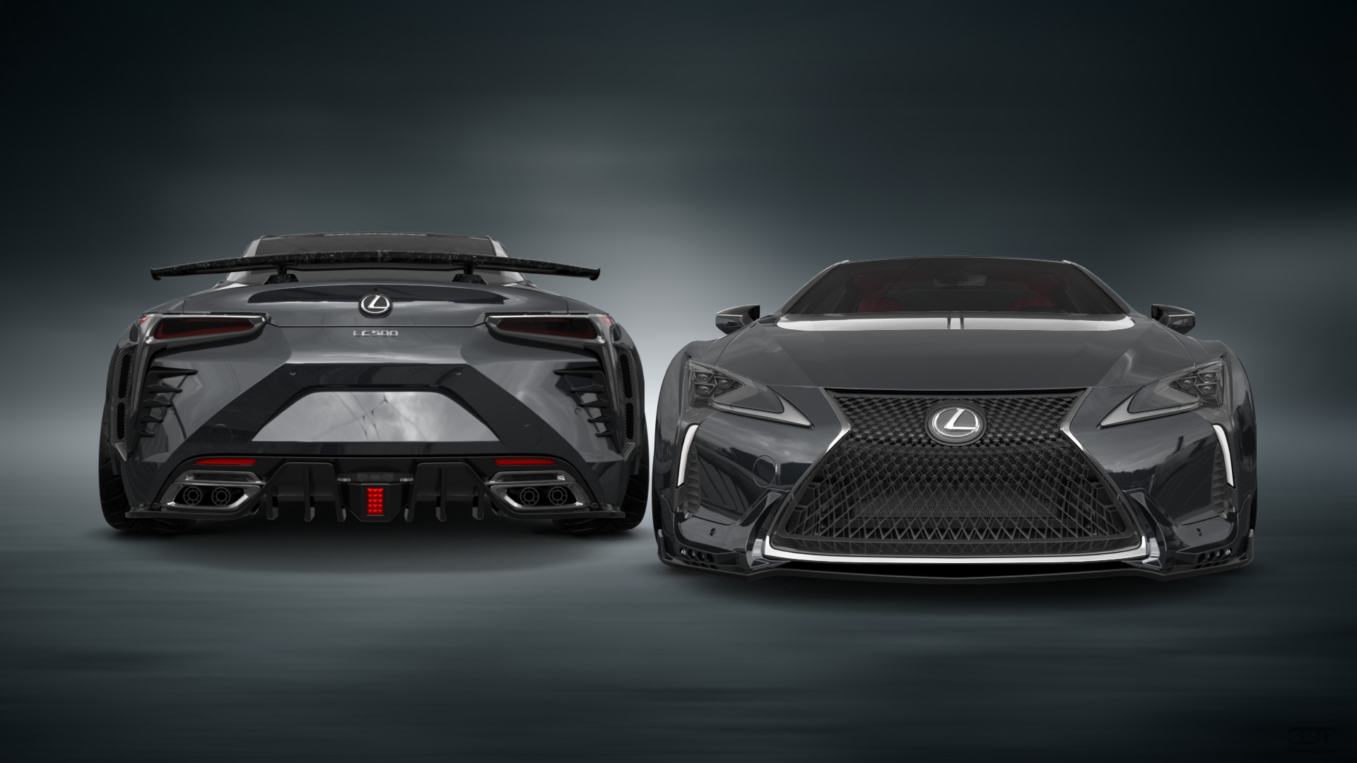 Lexus LC500 2 door fastback coupe 2017 tuning