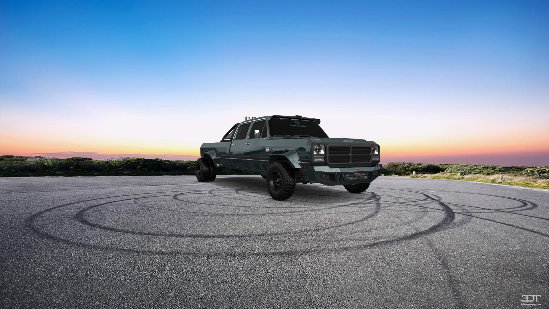 Dodge Ram 350 4 Door pickup truck 1991