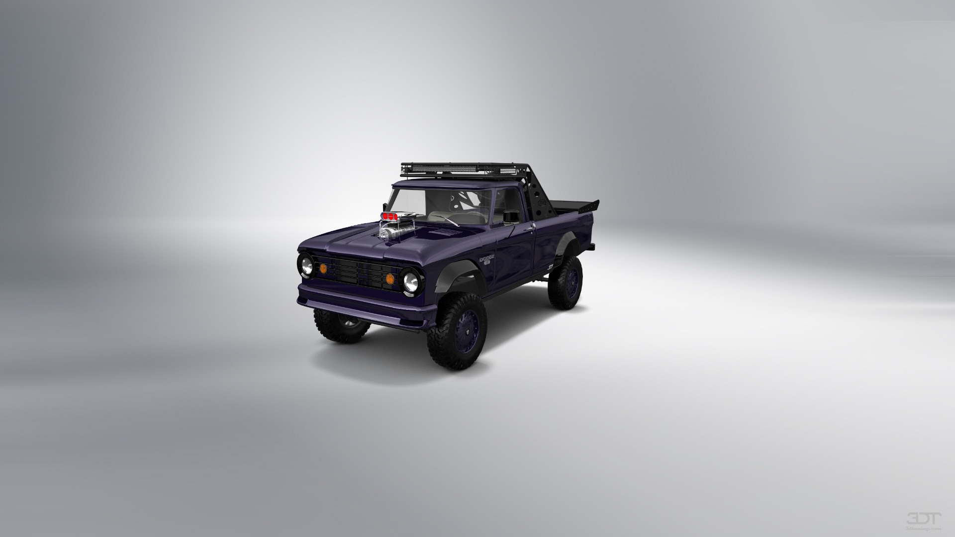 Dodge Power Wagon W200 2 Door pickup truck 1966 tuning