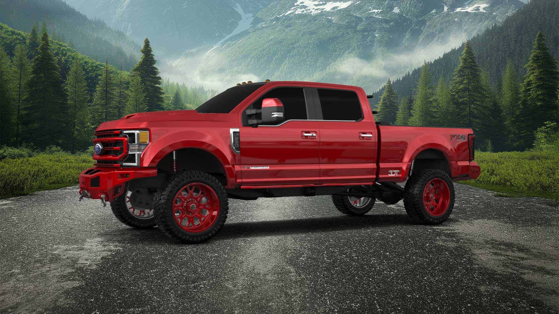 Ford F-250 4 Door pickup truck 2021 tuning