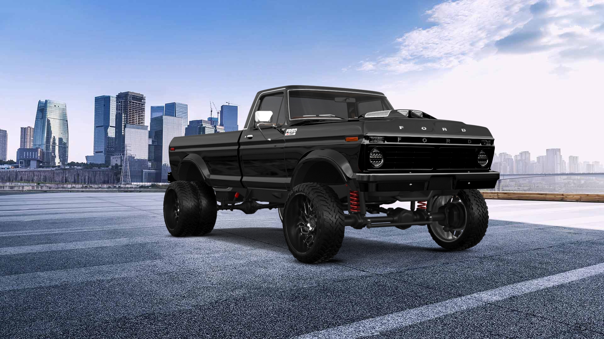 Ford F-350 Dually 2 Door pickup truck 1974