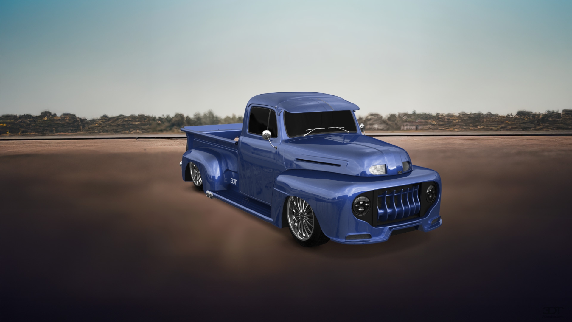 Ford F1 2 Door pickup truck 1949 tuning