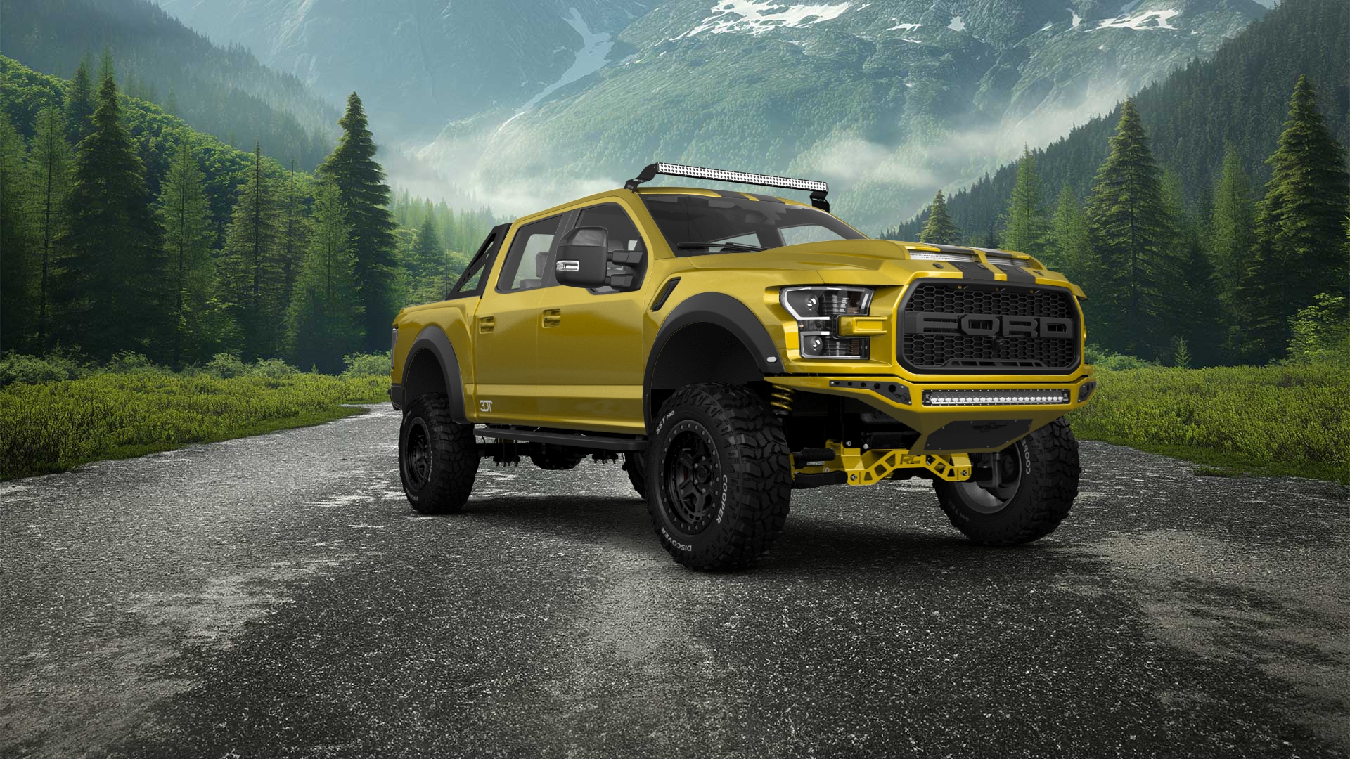 Ford F-150 Raptor 4 Door pickup truck 2017 tuning