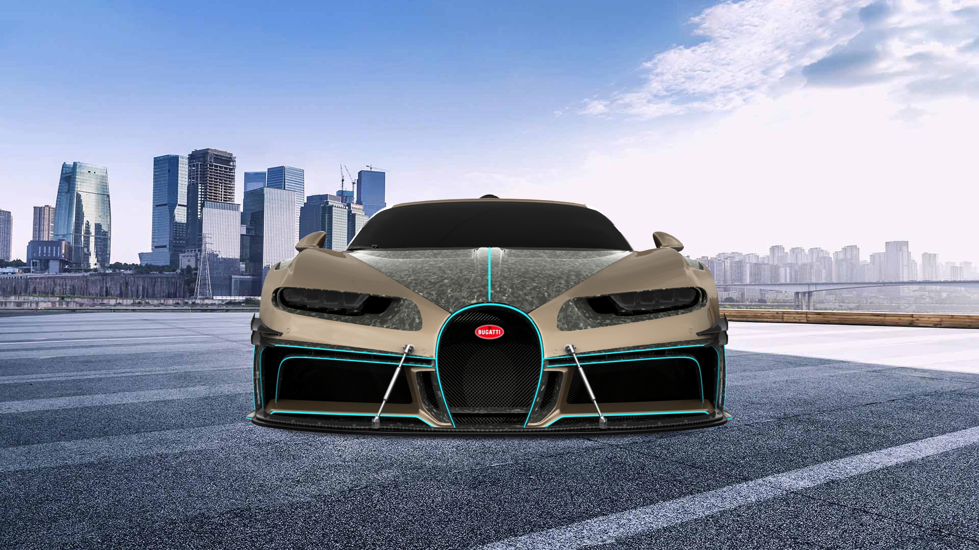 Bugatti Chiron 2 Door Coupe 2016 tuning