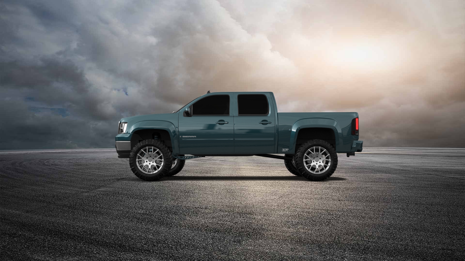 GMC Sierra 1500 Crew Cab 5.8 ft box 4 Door pickup truck 2007