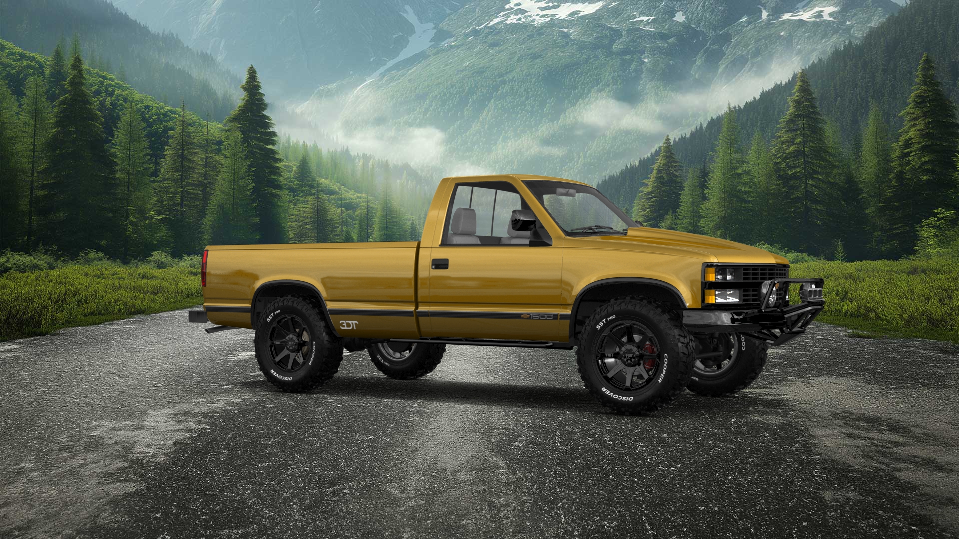 Chevrolet K1500 Regular Cab Fleetside Pickup 1988