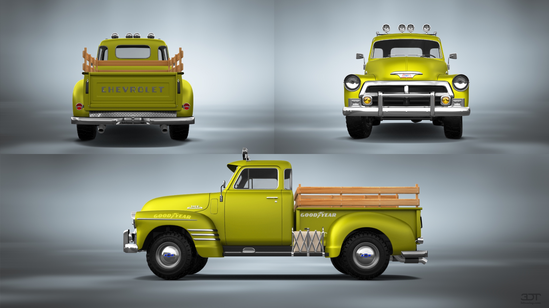 Chevrolet 3100 2 Door pickup truck 1954 tuning