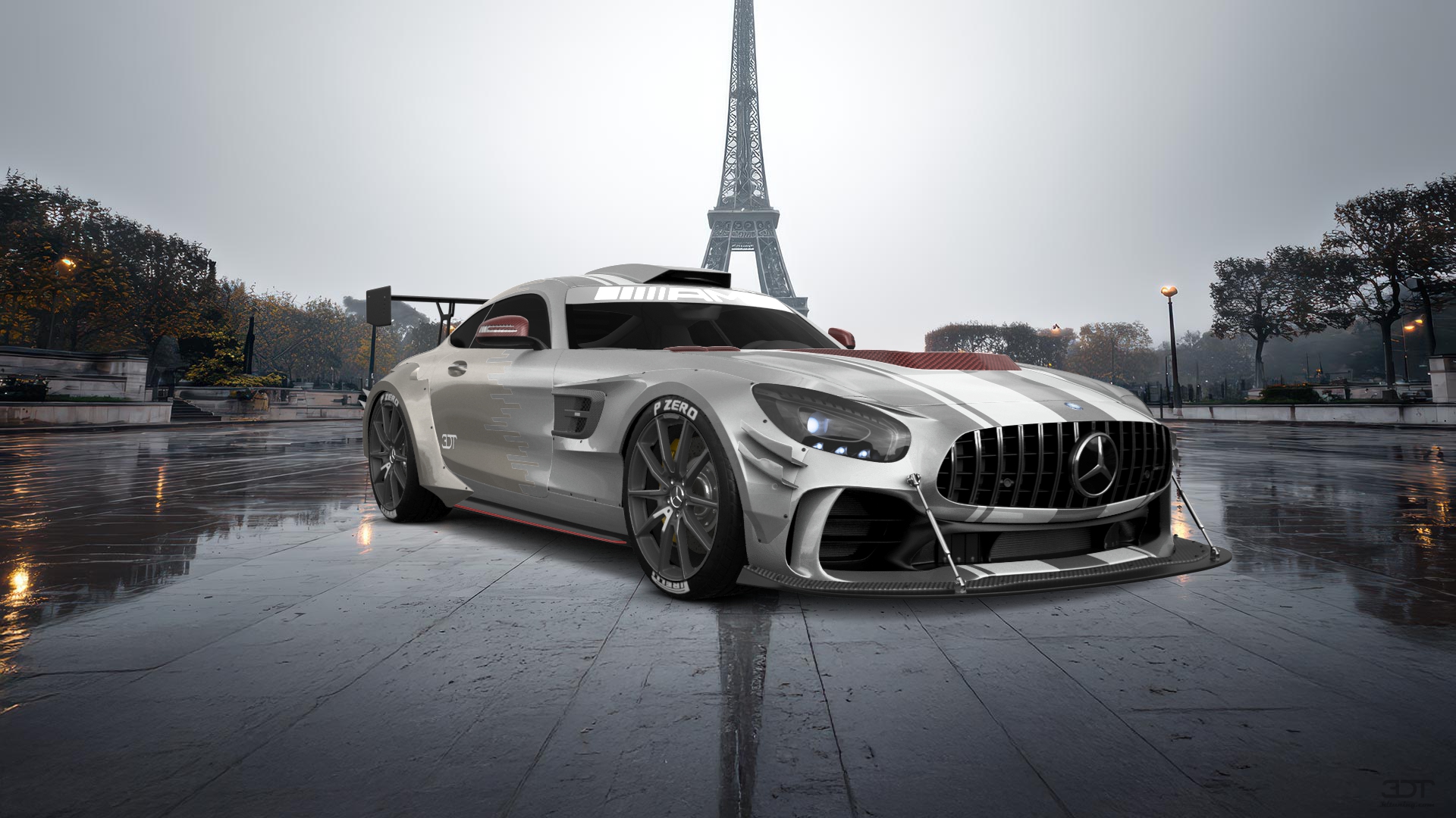Mercedes AMG GT 2 door fastback coupe 2015 tuning