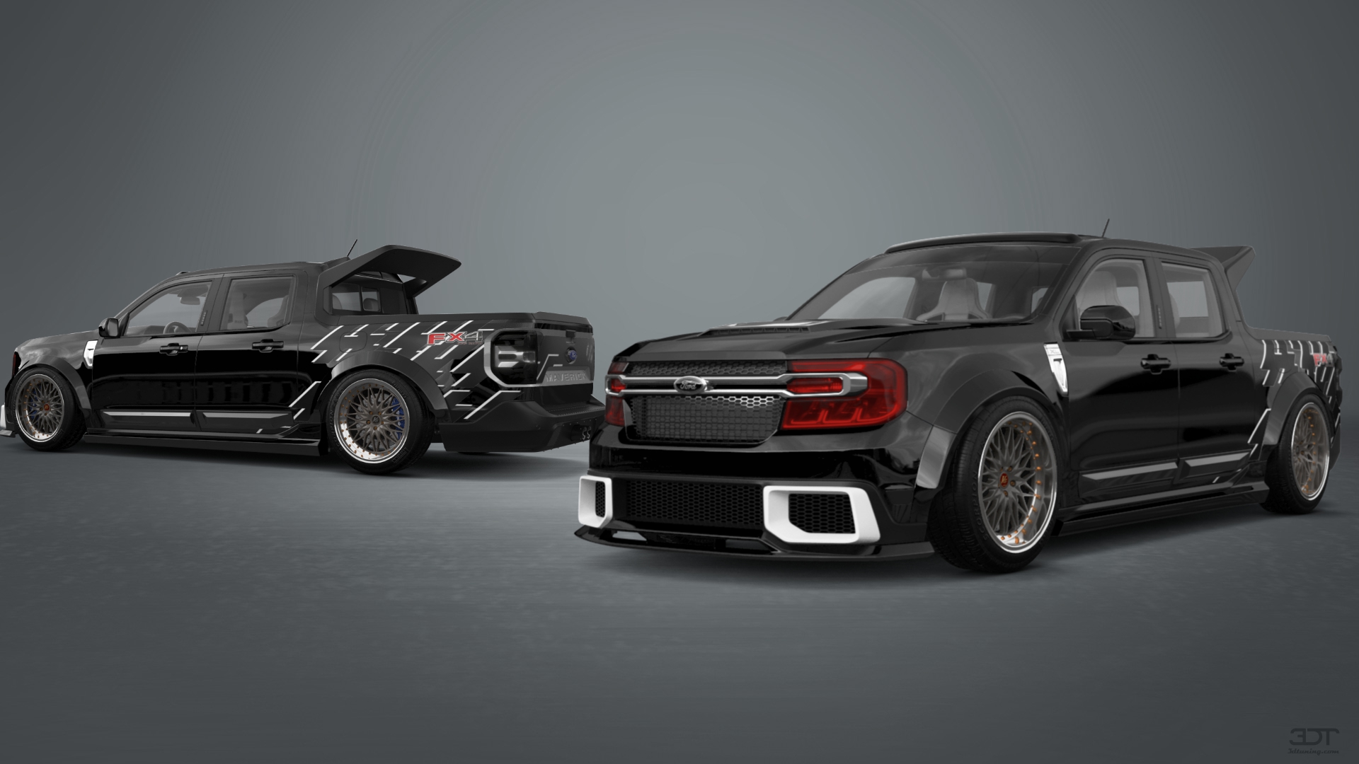 Ford Maverick 4 Door pickup truck 2022 tuning