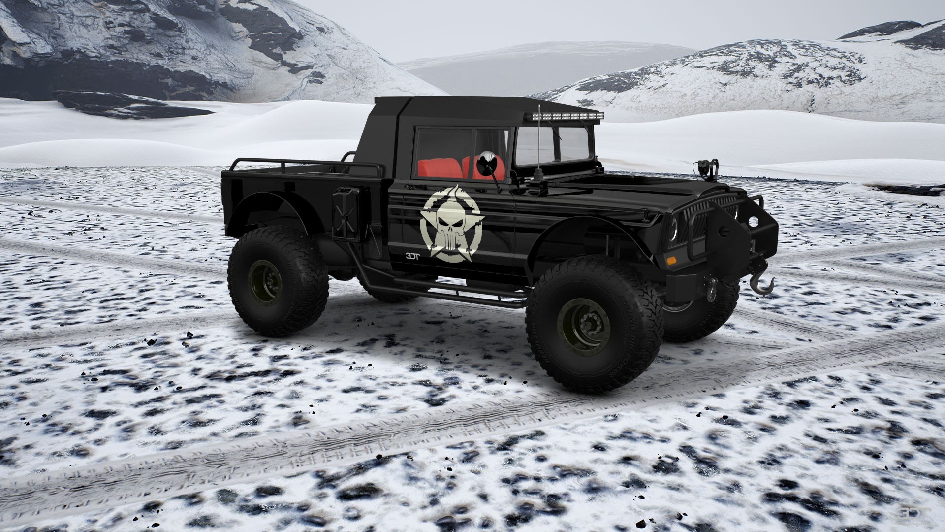 Jeep Kaiser M715 2 Door pickup truck 1968 tuning