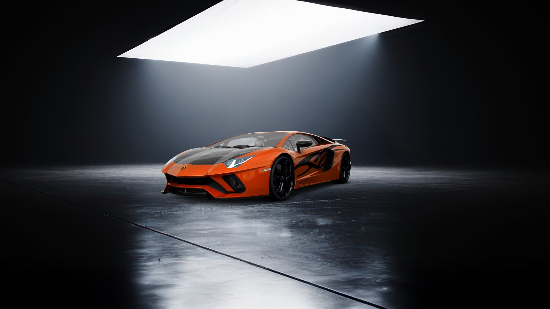 Lamborghini Aventador 2 Door Coupe 2012 tuning