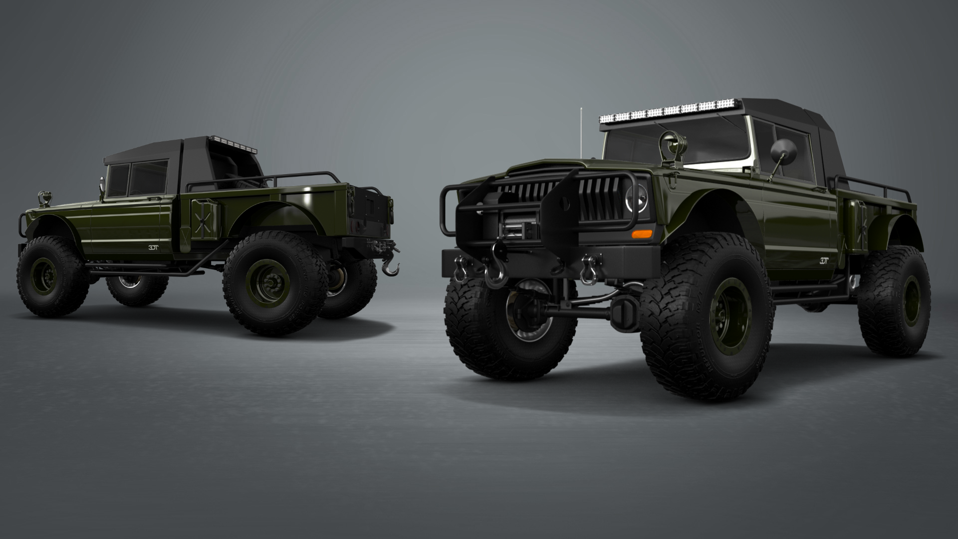 Jeep Kaiser M715 2 Door pickup truck 1968 tuning