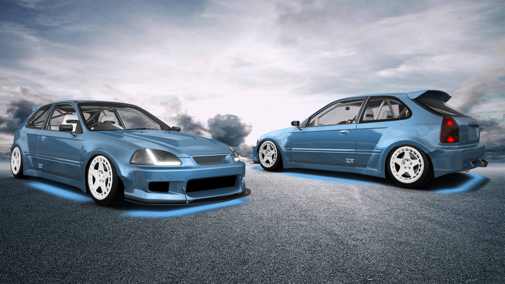 Honda Civic 3 Door Hatchback 1997 tuning