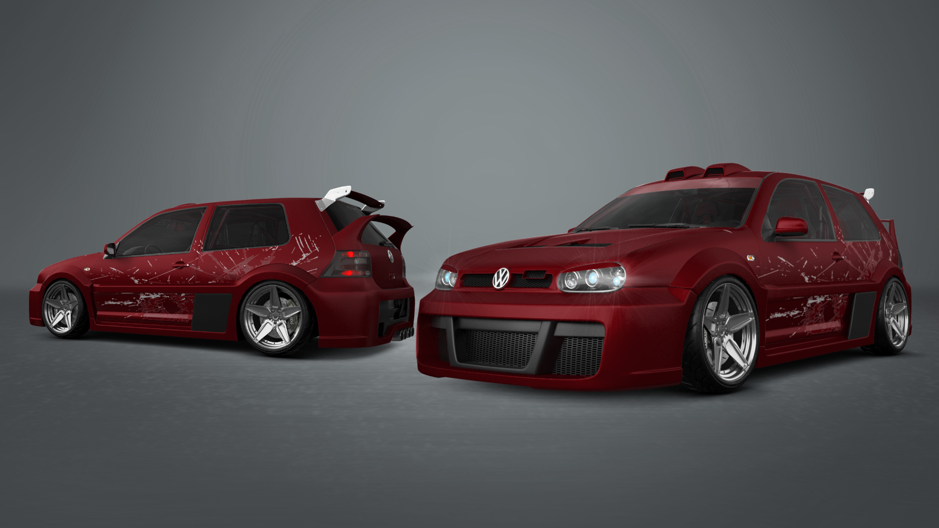 Volkswagen Golf 4 (mk4) 3 Door Hatchback 1997 tuning